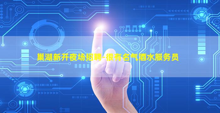 巢湖新开夜场招聘-很有名气酒水服务员